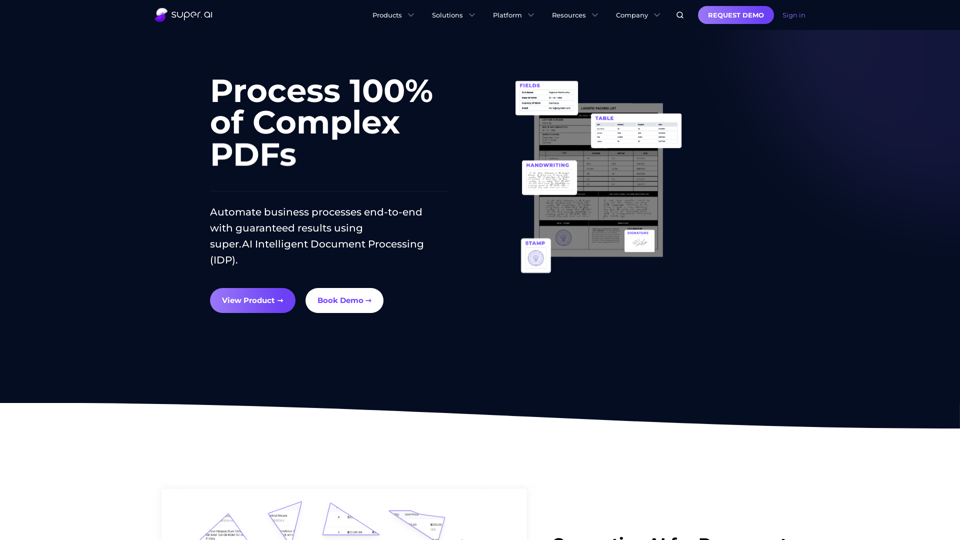 Process 100% of Complex Documents | super.AI
