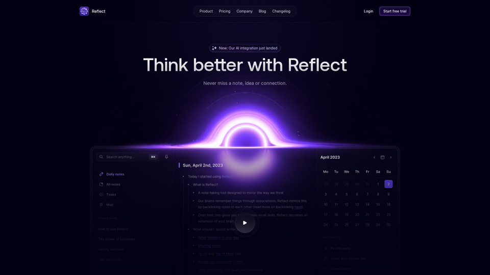 Reflect Notes AI