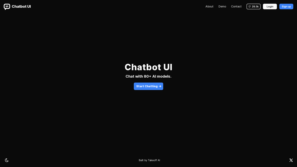 Chatbot UI AI Website