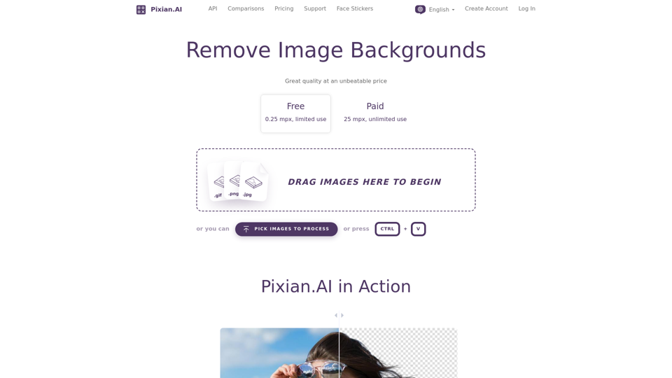 Remove Background from Image, Free, No Signup - Pixian.AI