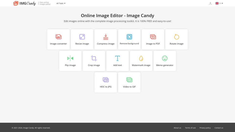 Image Candy - Online Image Editor