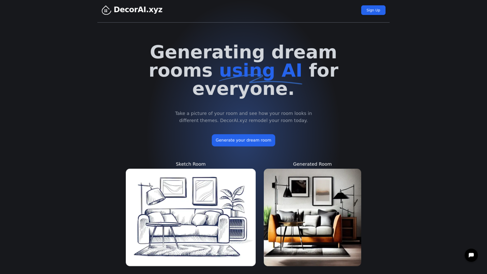 DecorAI AI Website