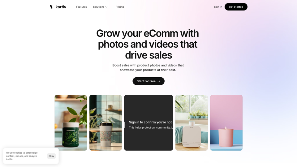 Kartiv: Automated Visual Content for eCommerce & Marketing Agencies