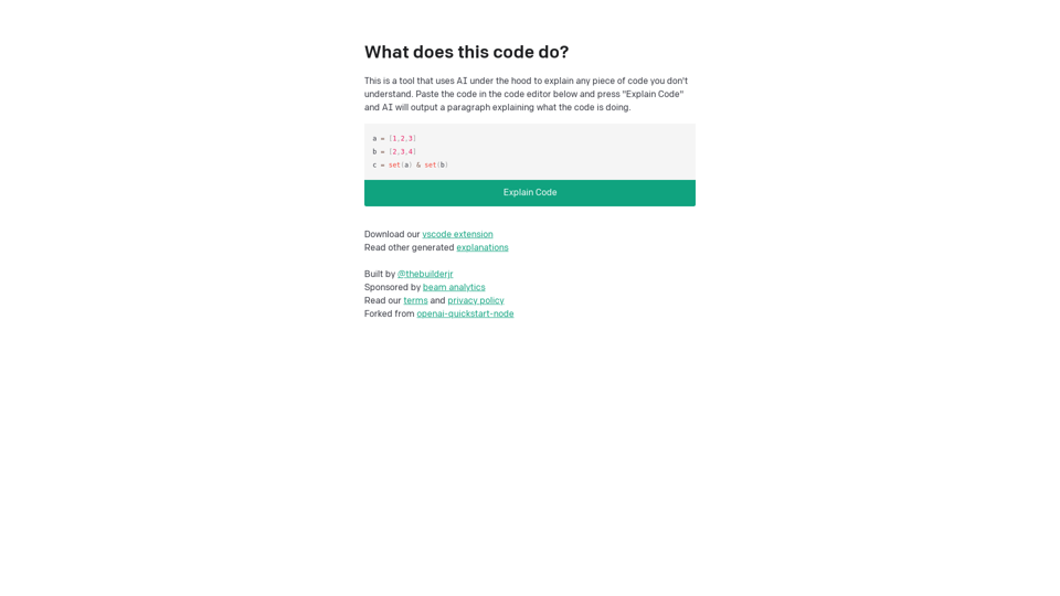 What does this code do?