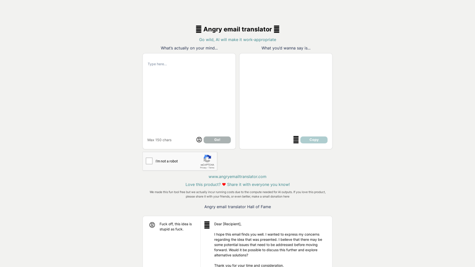 Angry Email Translator - Translate angry emails into polite ones!