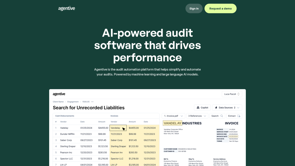 Agentive - AI-powered Auditing