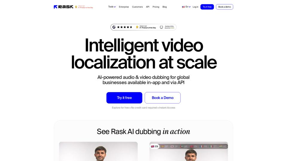 Leading AI video localization & dubbing tool