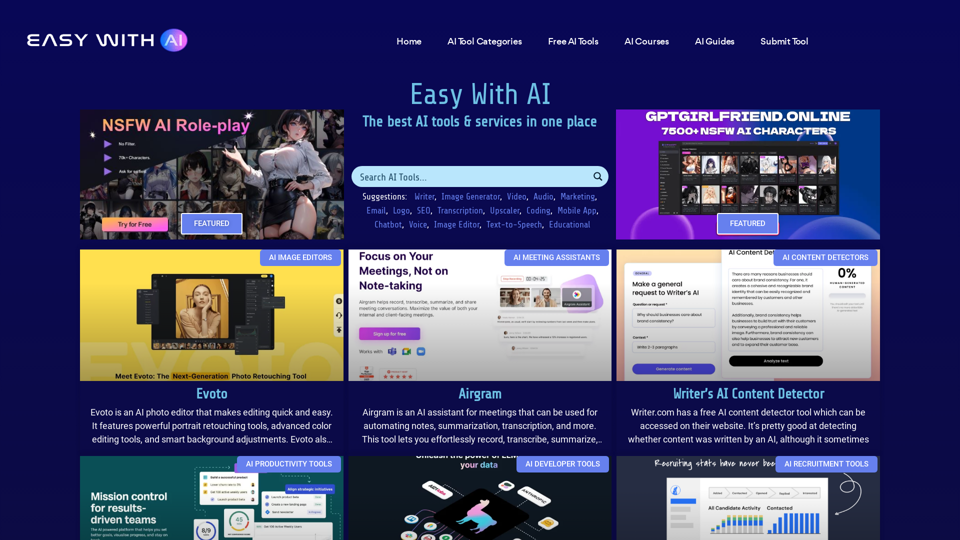 Easy With AI - Best AI Tools & Services