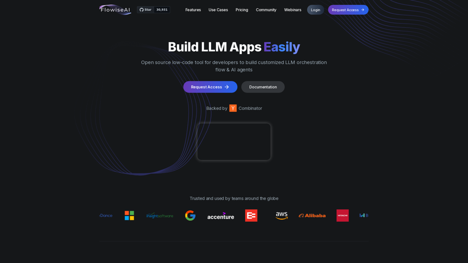 Flowise - Low code LLM Apps Builder