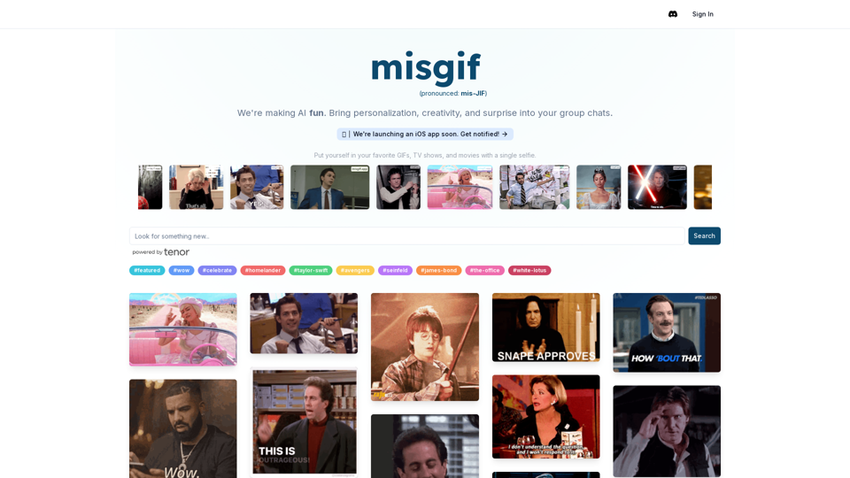 misgif: ai powered memes