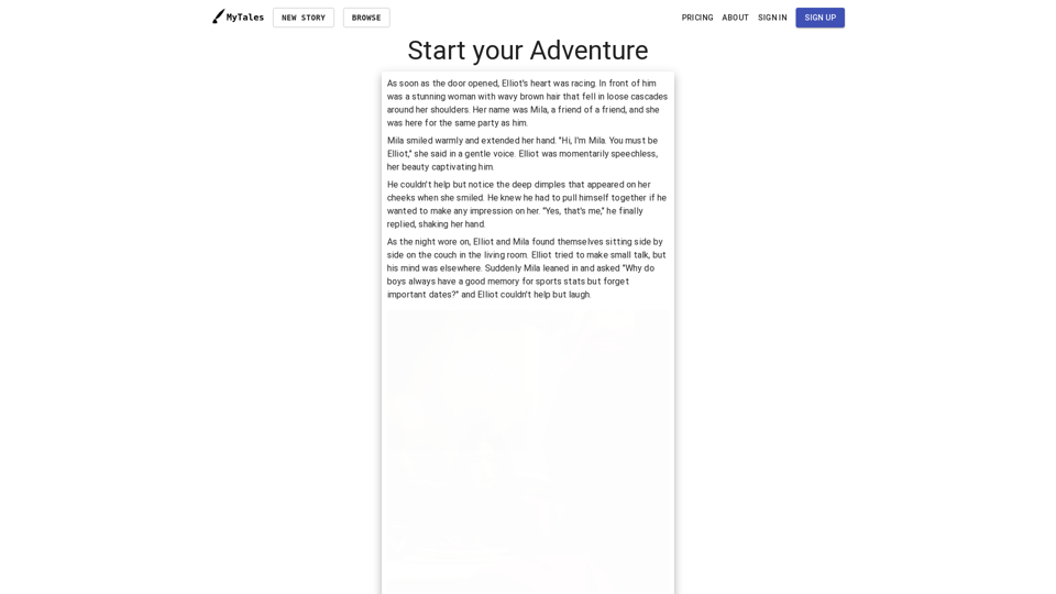 MyTales - AI Powered Story Generator