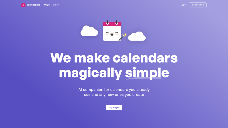 Agenda Hero | We make calendars magically simple