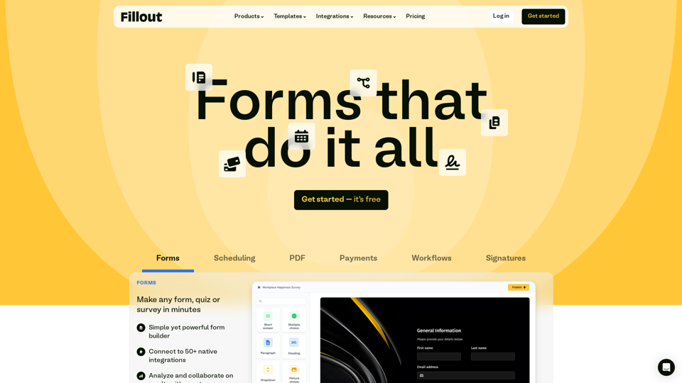 Fillout | Forms that do it all