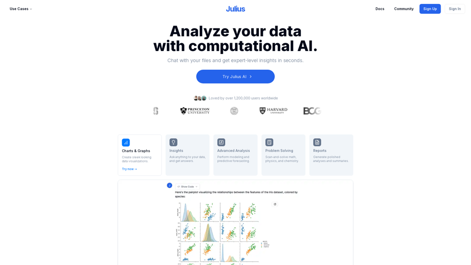 Julius AI | Your AI Data Analyst