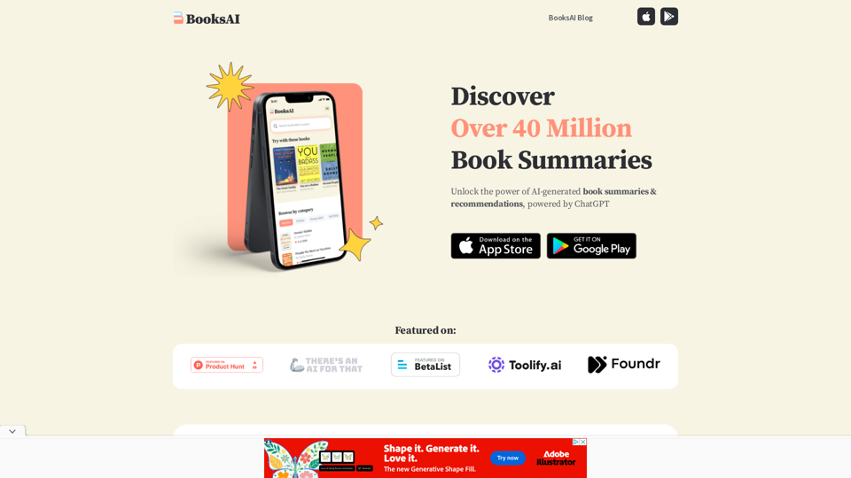 AI Book Summaries - BooksAI