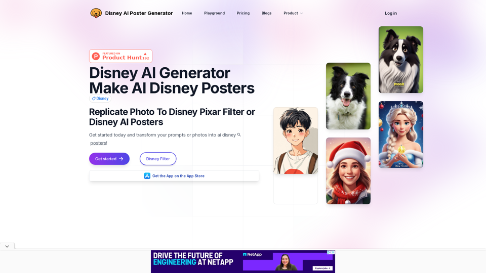 Disney AI Poster - AI Movie Poster Generator