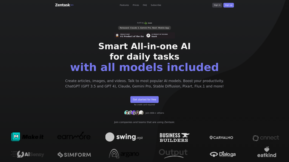 Zentask: Smart All-in-one AI for daily tasks