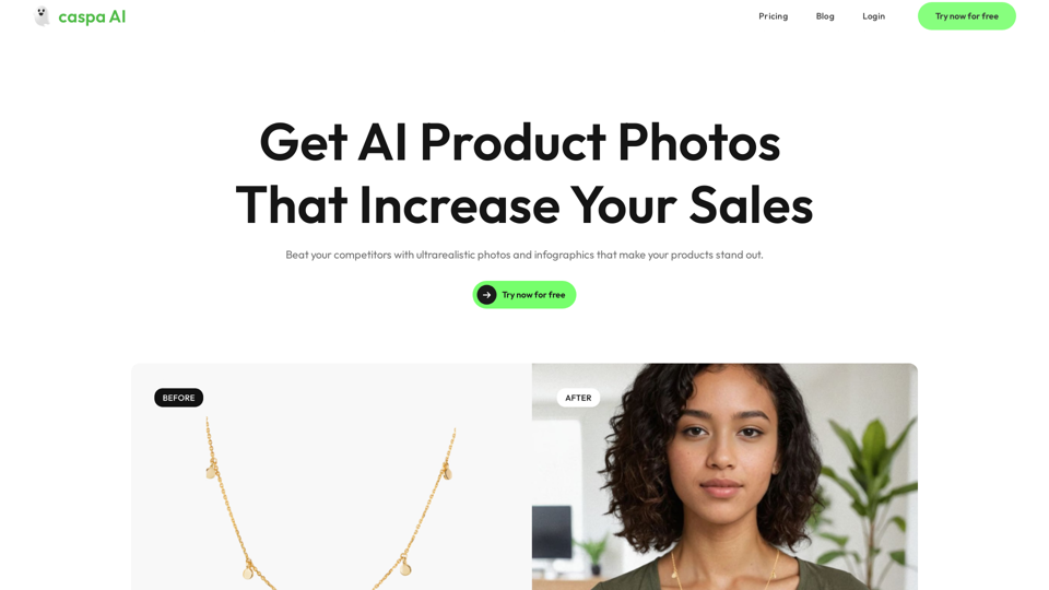 Product Photos With AI That Increase Your Sales - Caspa AI