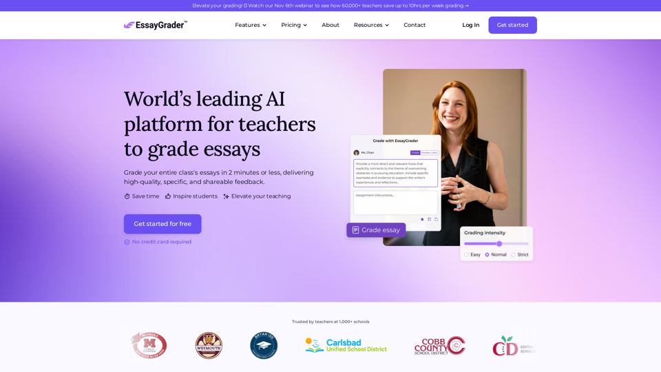 Essay Grader AI - The Original AI Essay Grader as seen on CNN