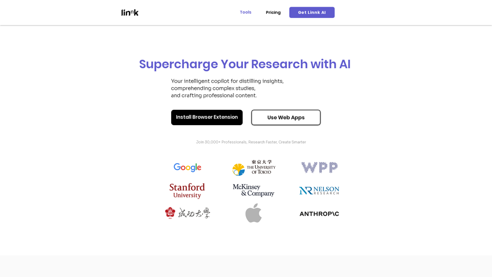 Best AI Summarizer & Translator: Linnk AI Research Copilot