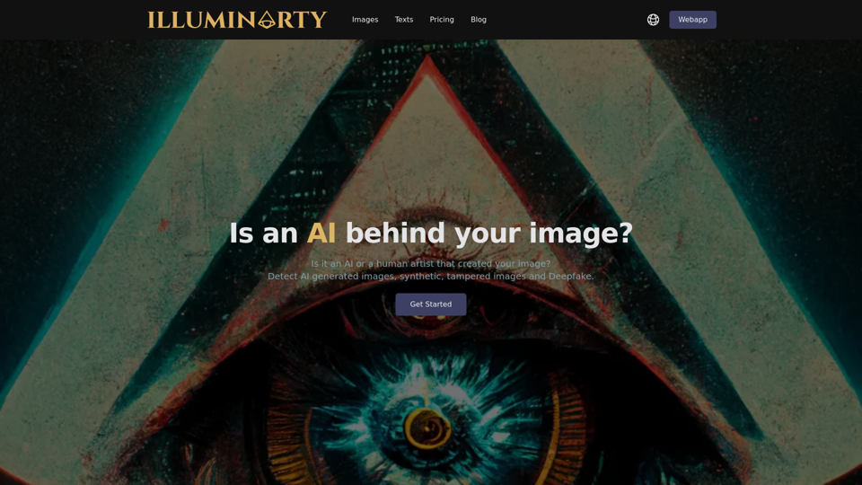 AI generated Content Detection - Illuminarty - Home