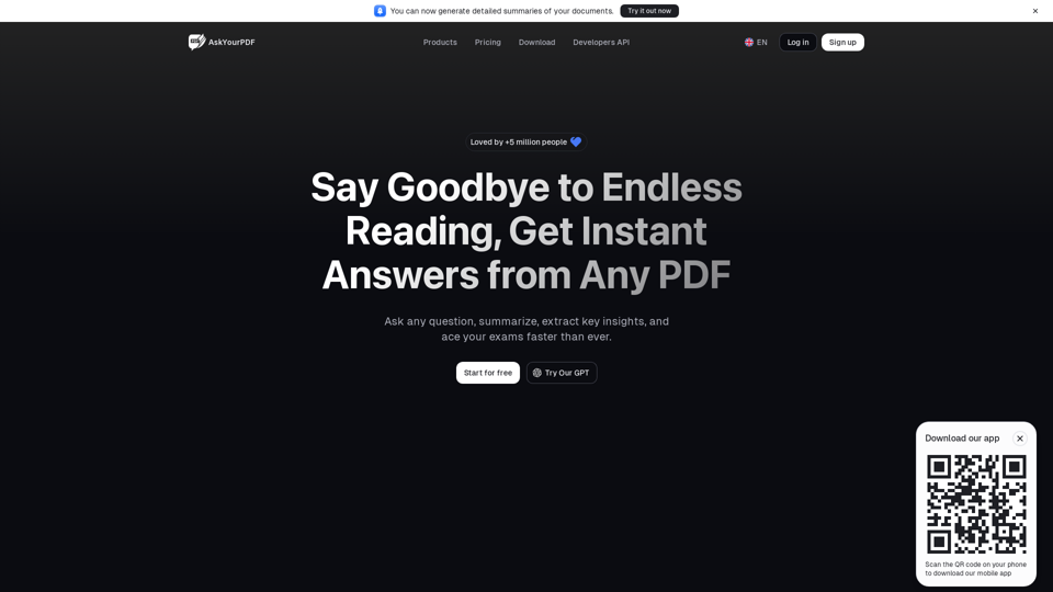 AskYourPDF: The Best PDF AI Chat App