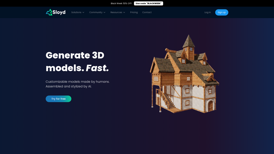 AI 3D Model Generator - Create with Text to 3D