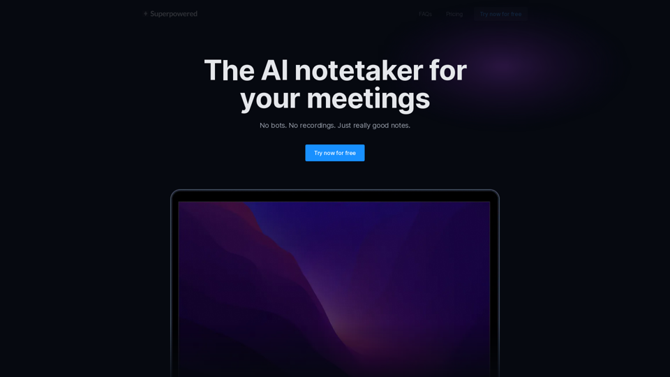 Superpowered | Your AI Notetaker