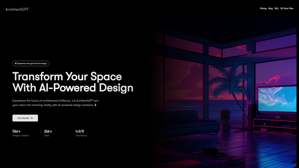 Revolutionize Your Space with AI: ArchitectGPT – The Future of Home and Interior Design