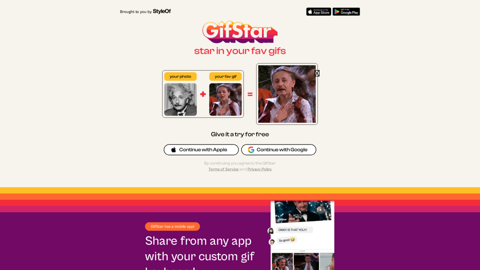 GifStar - ⭐ in your fav gifs!