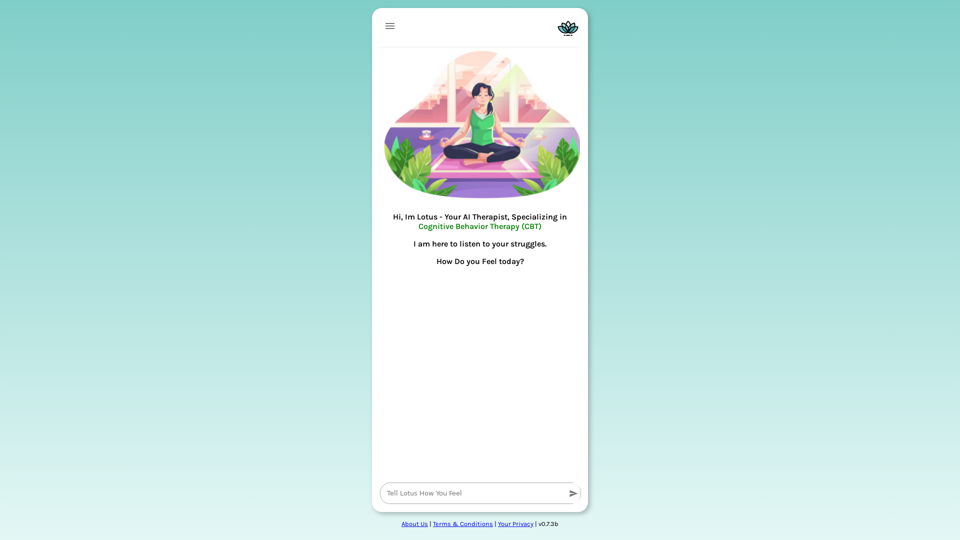 Lotus - Your Free Online AI Therapist