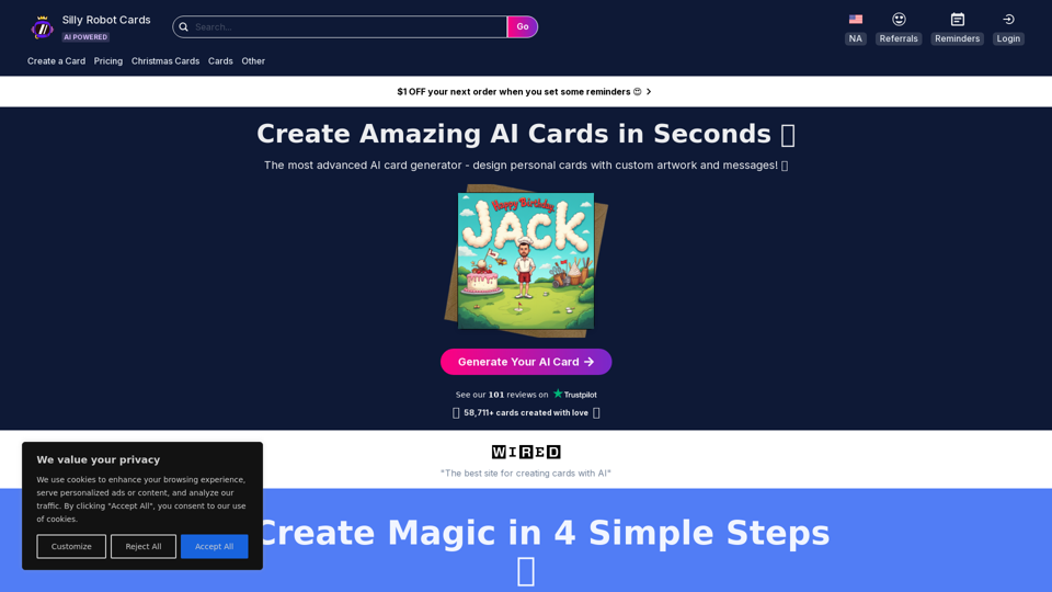 AI Cards | Create Custom Cards with AI | AI Card Generator