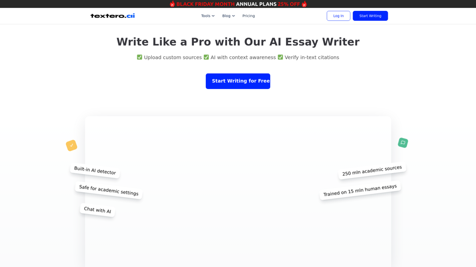 Textero AI Essay Writer