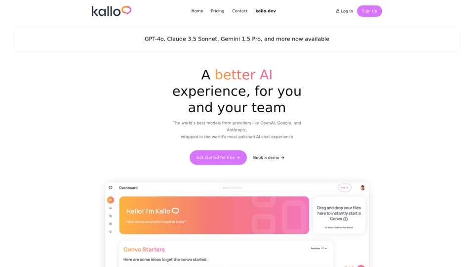 Kallo - AI Chat for Individuals and Teams