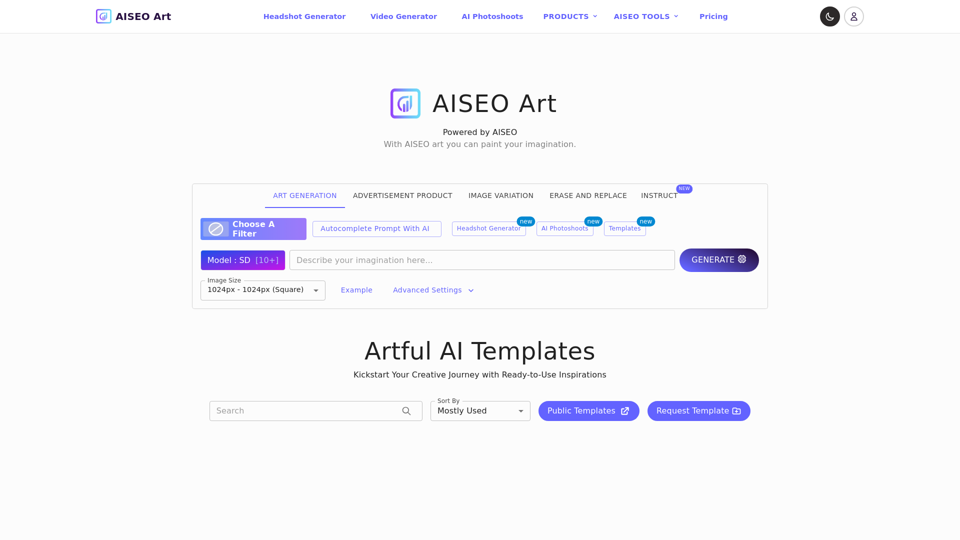 AISEO AI ART Generator