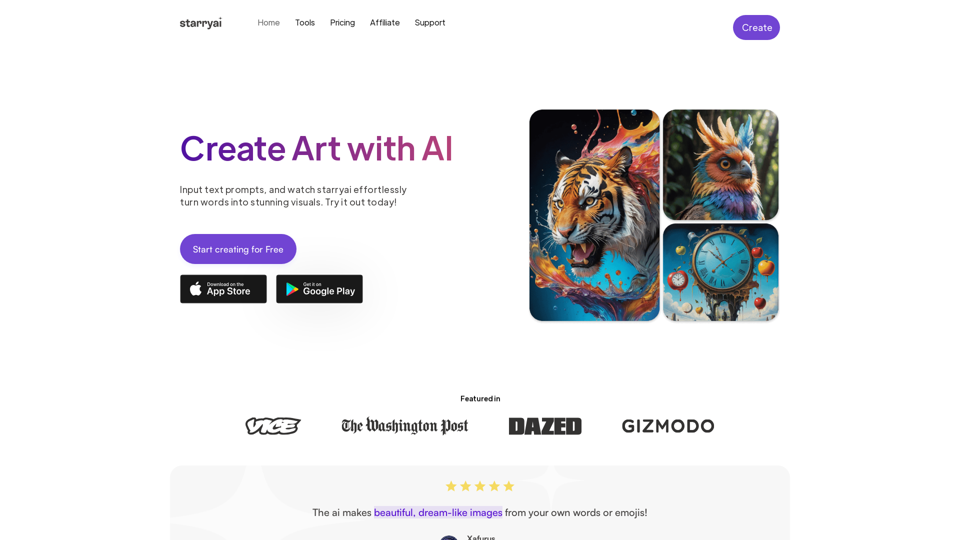 starryai - AI Art Generator App - AI Art Maker