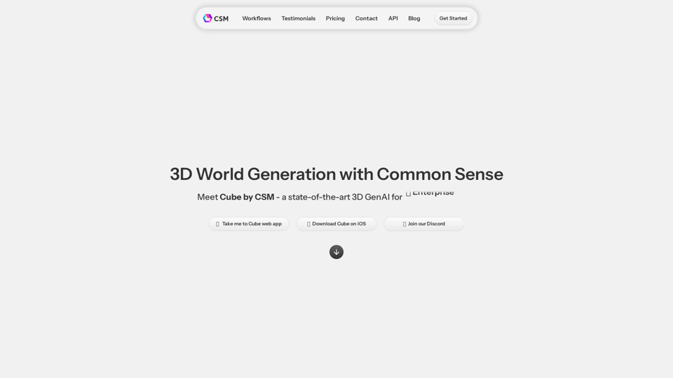 CSM — Turn photos, text or sketch into 3D Worlds