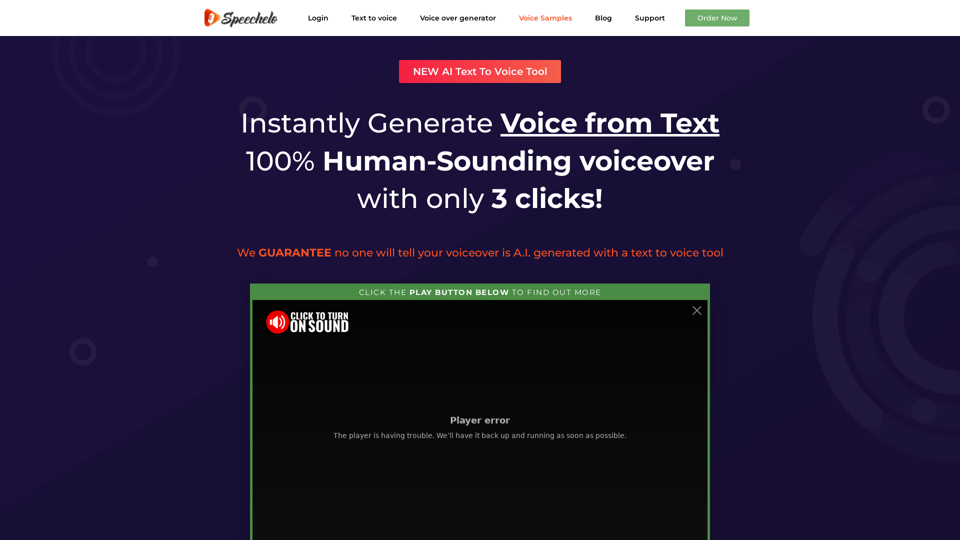 Text To Speech Software, Transforming Text to Voice Instantly - Speechelo