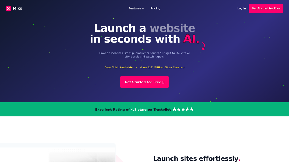 AI Website Builder to Launch Your Business Seconds