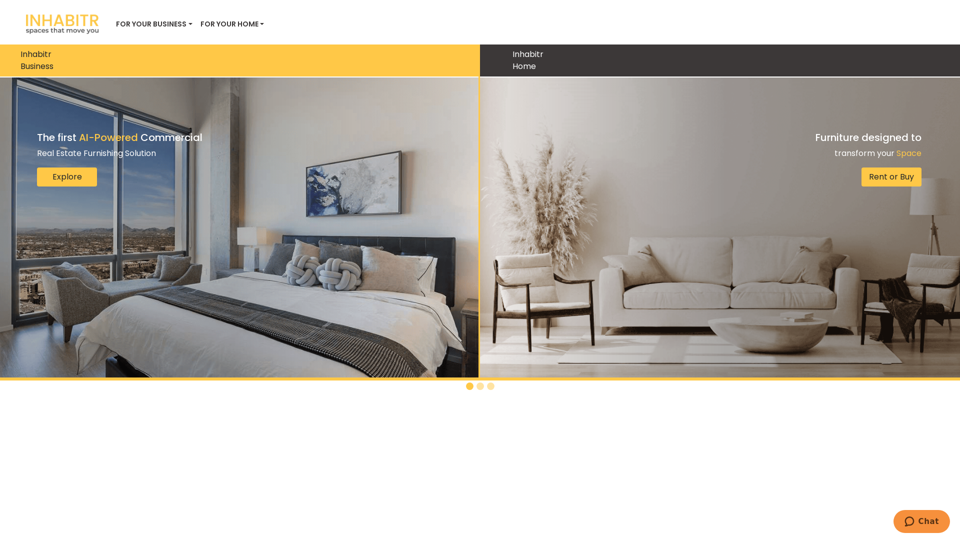 Inhabitr The First AI powered furnishing solution for commercial real estate