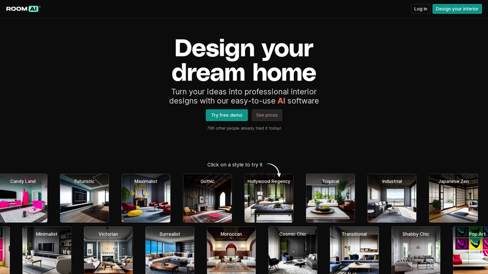 AI Interior Designer – Try for free – Room AI