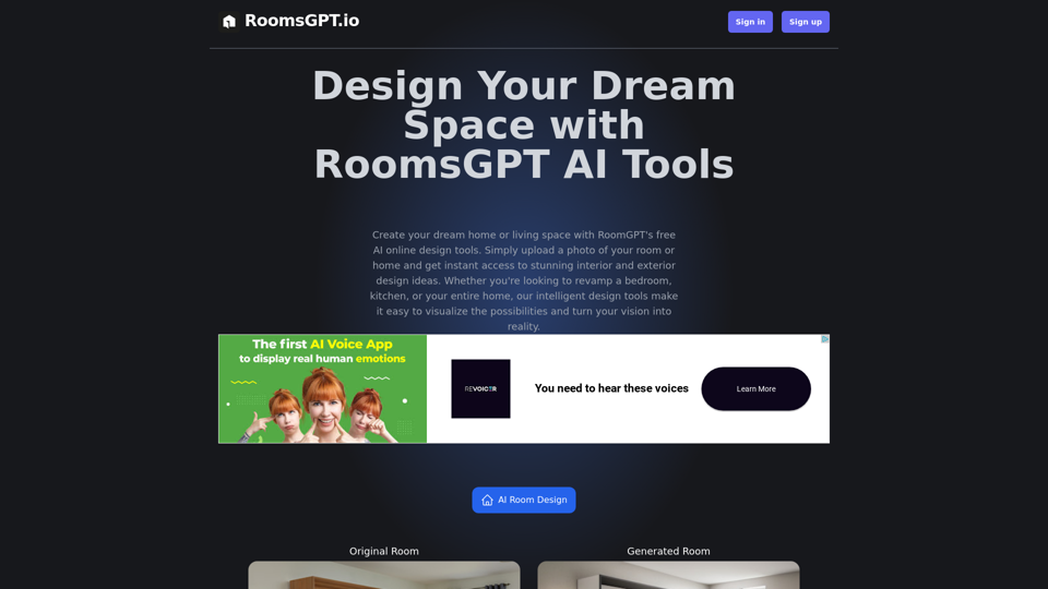 RoomsGPT: AI Home & Room Design