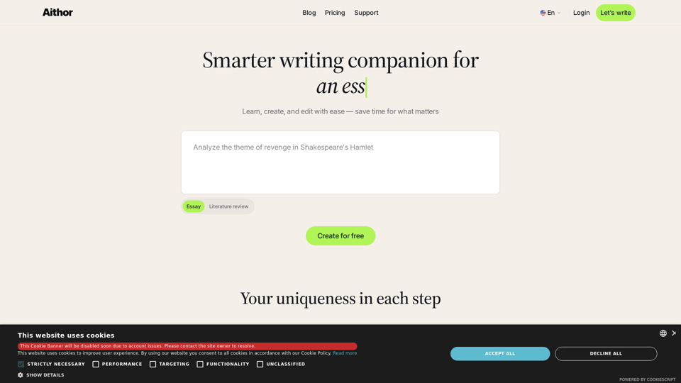 Essay and Paper Writing and Paraphrasing Tool