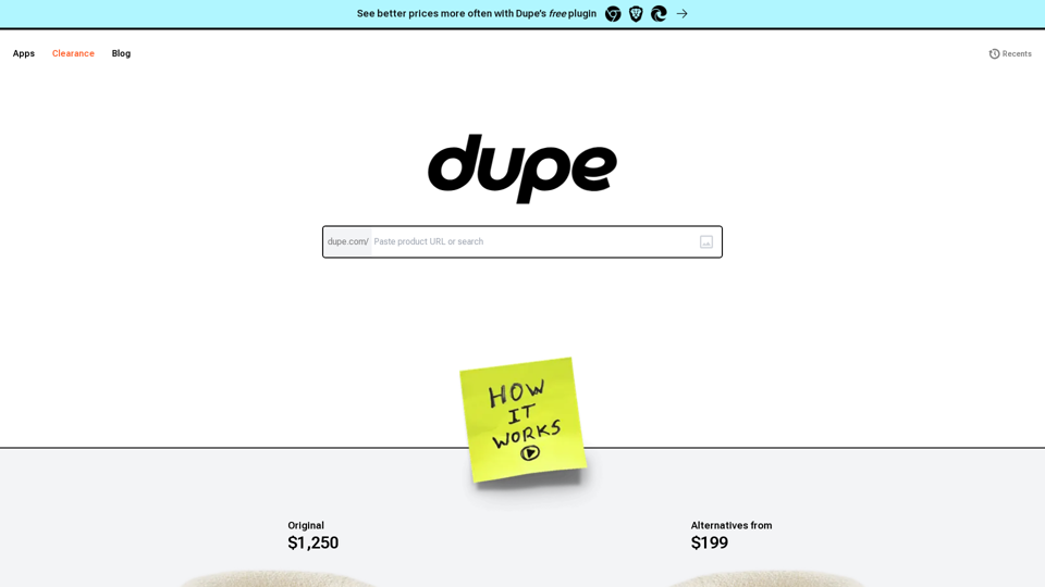 Dupe.com AI