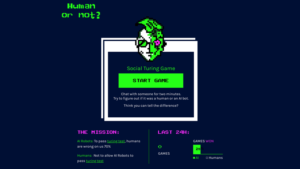 Human or Not: A Social Turing Game is Back, Play Now